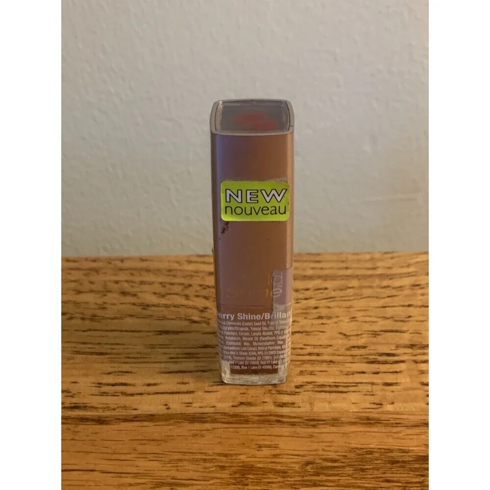 DISCONTINUED Wet N Wild Vintage Lipstick Wild Shine 330A CRANBERRY SHINE FLAW
